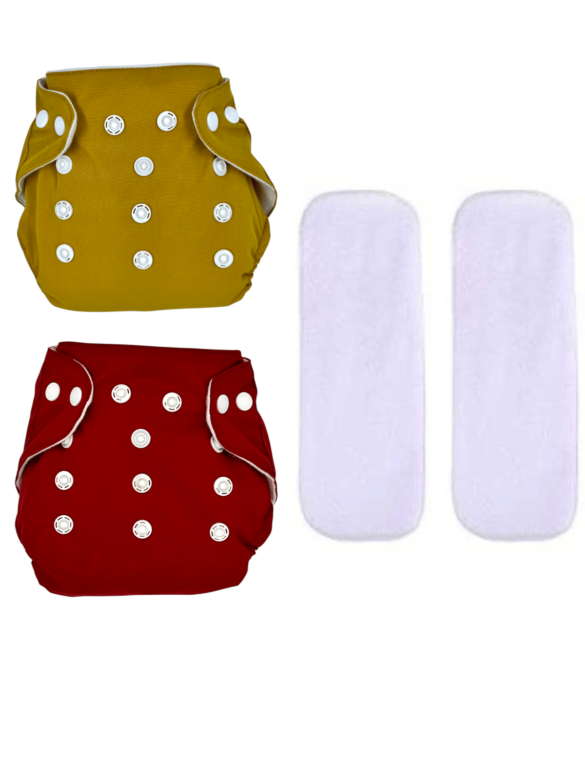     			BOM BOM Reusable Cloth Nappy With Insert ( Pack of 2 )