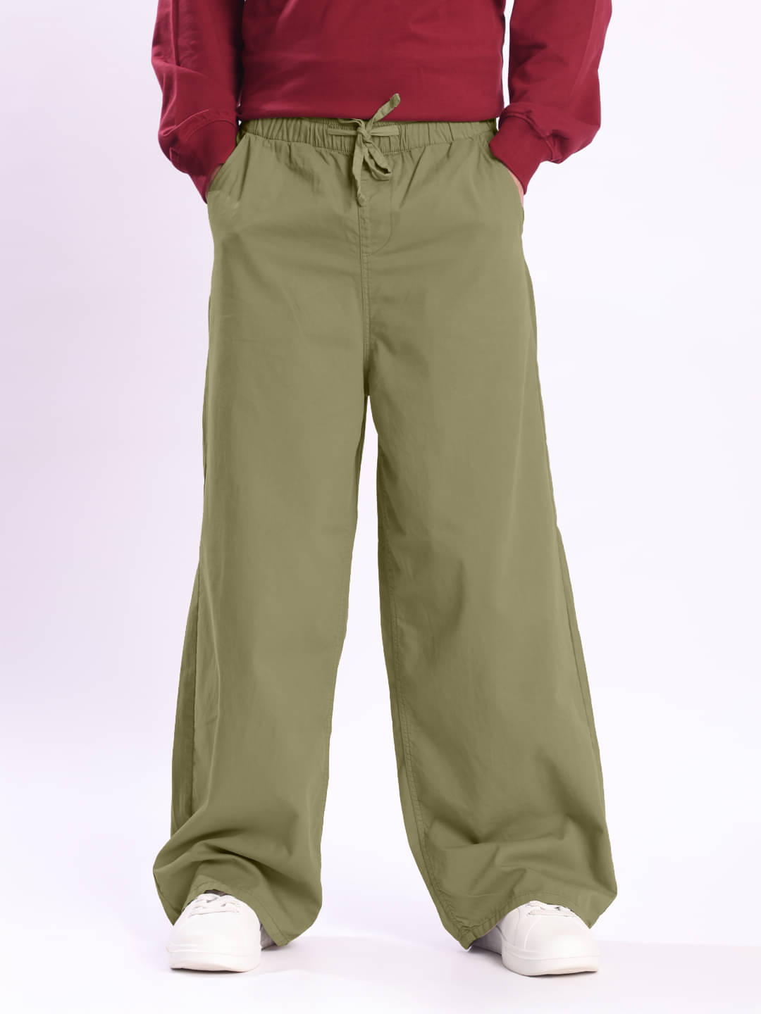     			Bene Kleed Baggy Men's Trouser - Green ( Pack of 1 )