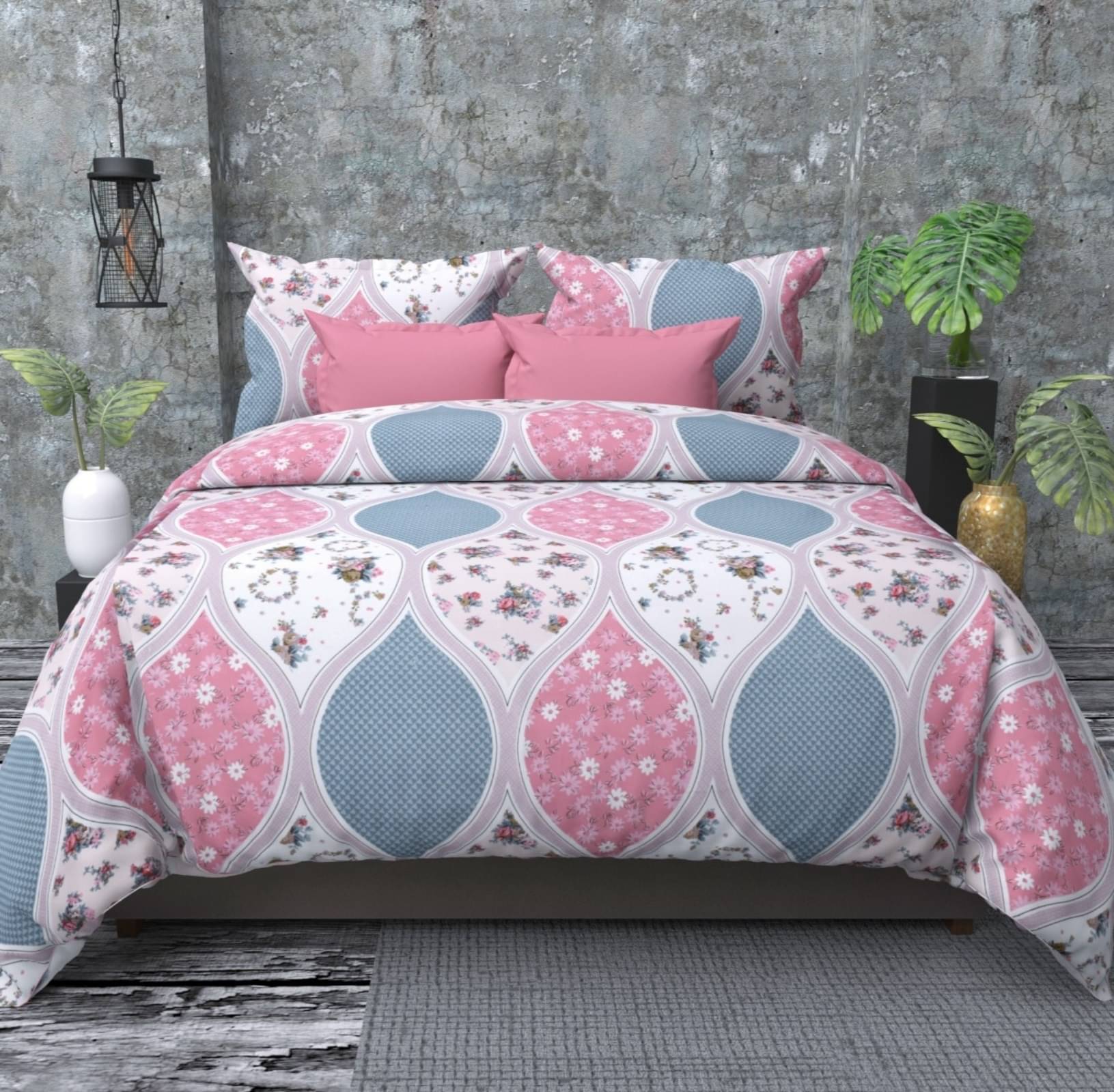 Bromwick Microfiber 1 Double Bedsheet with 2 Pillow Covers ( Multicolor ) Bromwick Microfiber 1 Double Bedsheet with 2 Pillow Covers ( Multicolor )