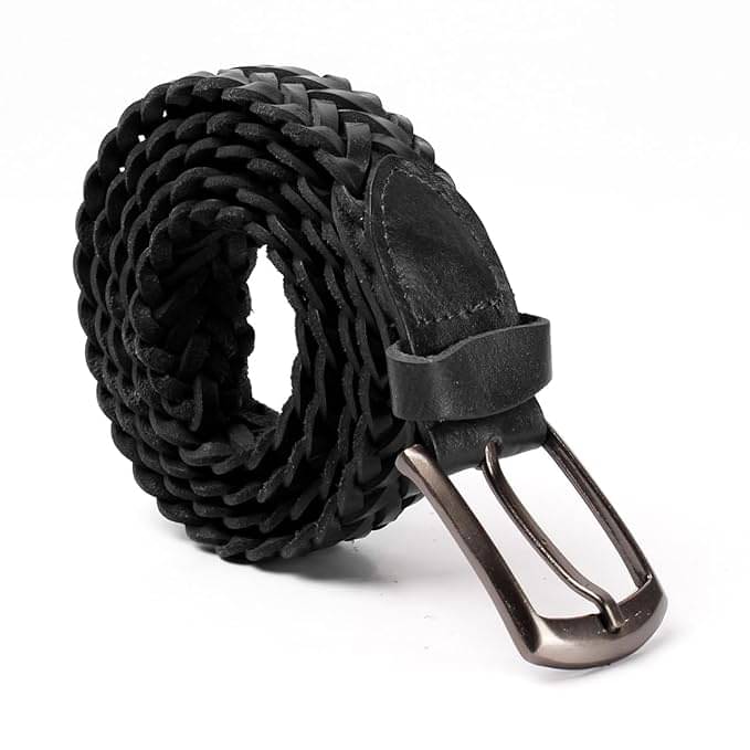     			CIMONI Leather Girls Braided Belt ( Pack of 1 )