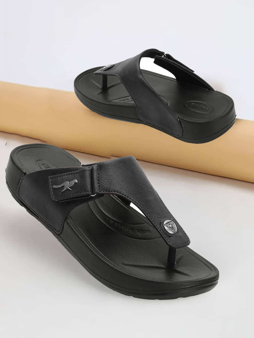 Clymb Black Men's Daily Slipper