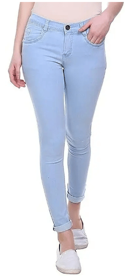    			Drewin Women's Regular Fit Mid-Rise Jeans ( Light Blue )