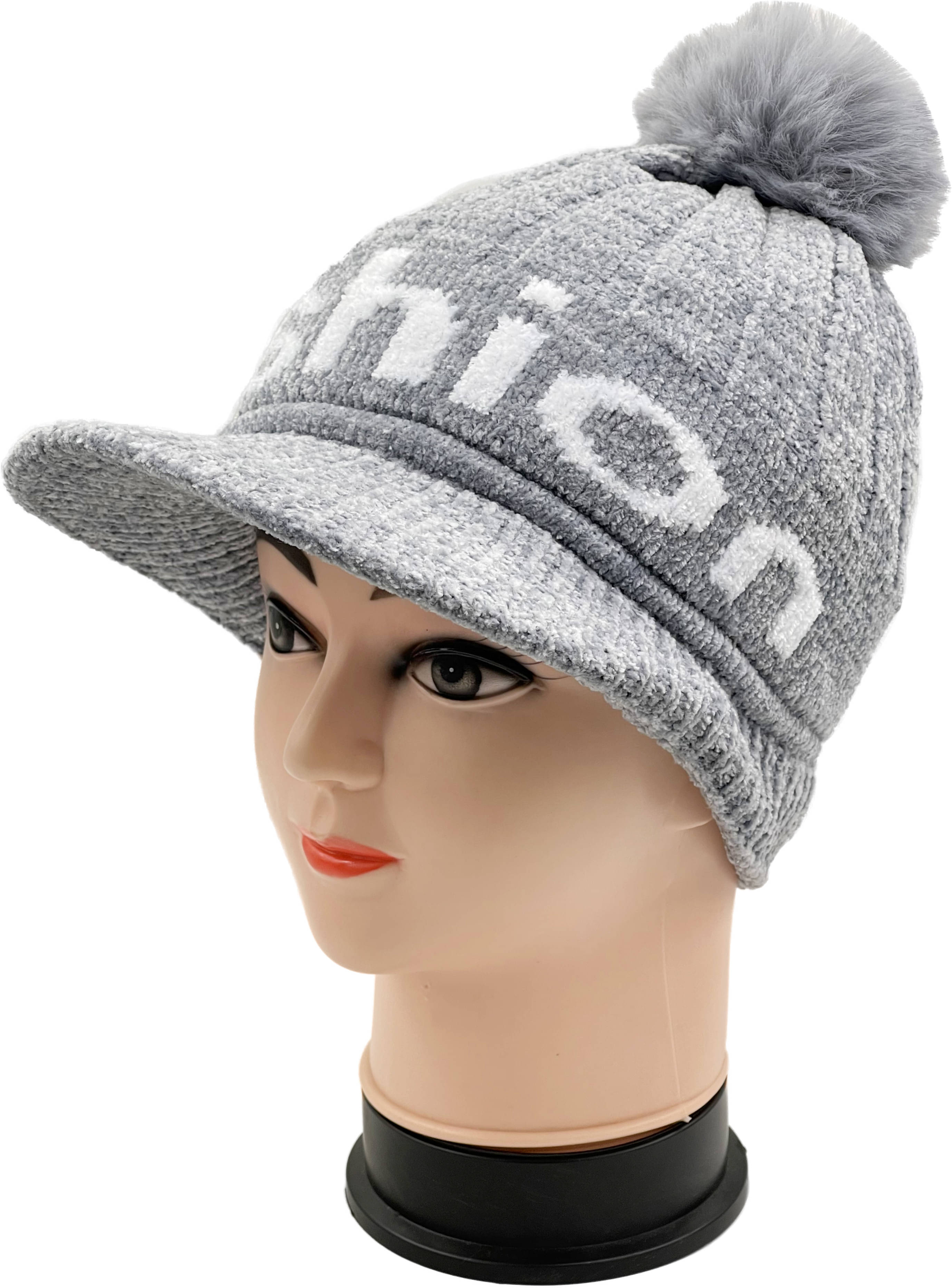     			Evanden Gray Woollen Women's Cap ( Pack of 1 )
