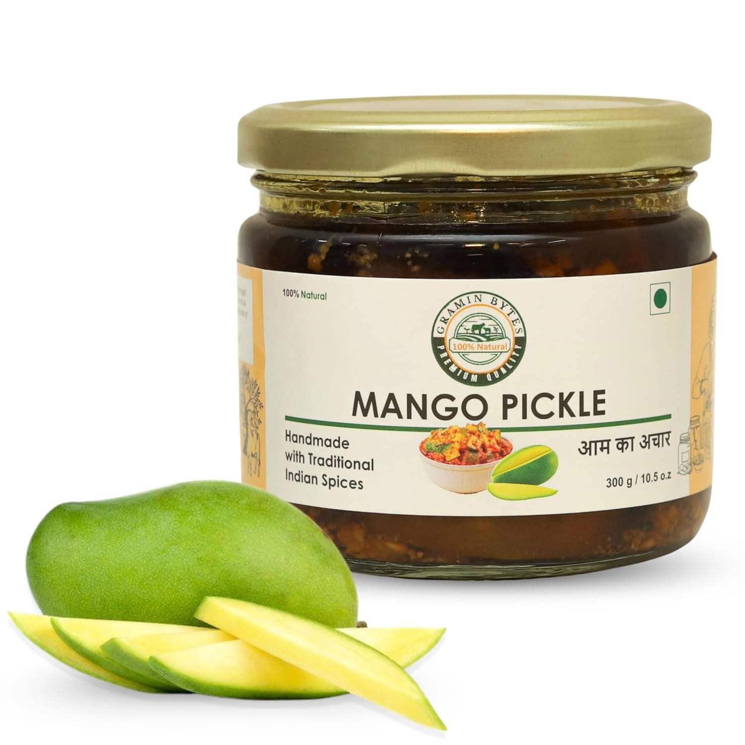     			Gramin Bytes Mango_pickle_300g 350 Watt Food Processor