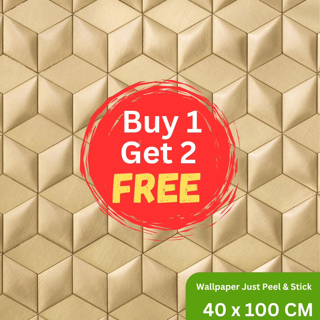     			Interawall Decor Self-Adhesive Decal Wallpaper Specific Product for Bedroom, Living Room, Kids Room, Play Room, Office | Abstract Home Wallpaper for Home Decor (Buy 1 get 2 Free, Pack of 3 Pcs,  Size-16x39 Inches Each Strip)