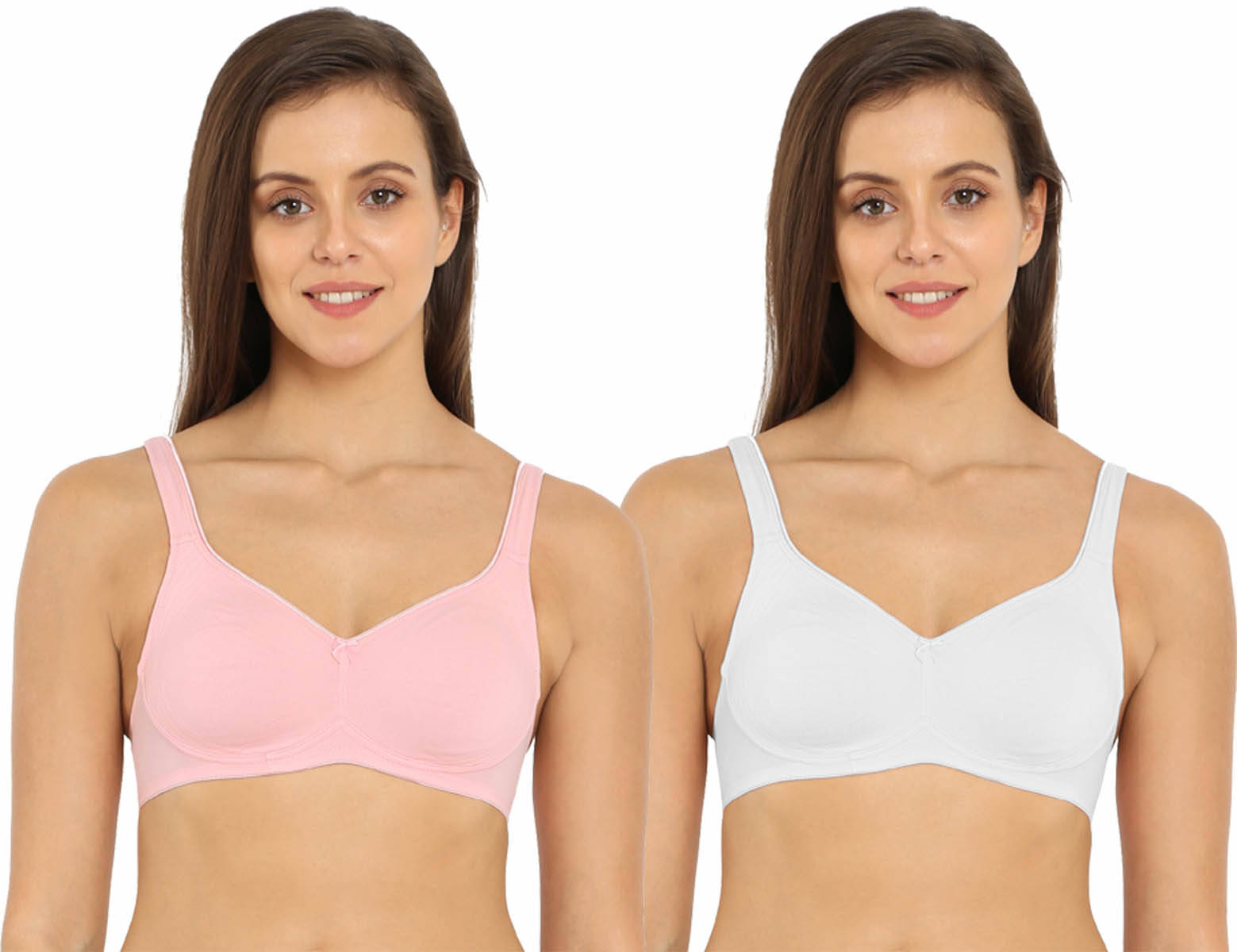 Jockey Pack of 2 Cotton Non Padded Minimizer Bra For Women ( Multicolor 3 )     			Jockey Pack of 2 Cotton Non Padded Minimizer Bra For Women ( Multicolor 3 )