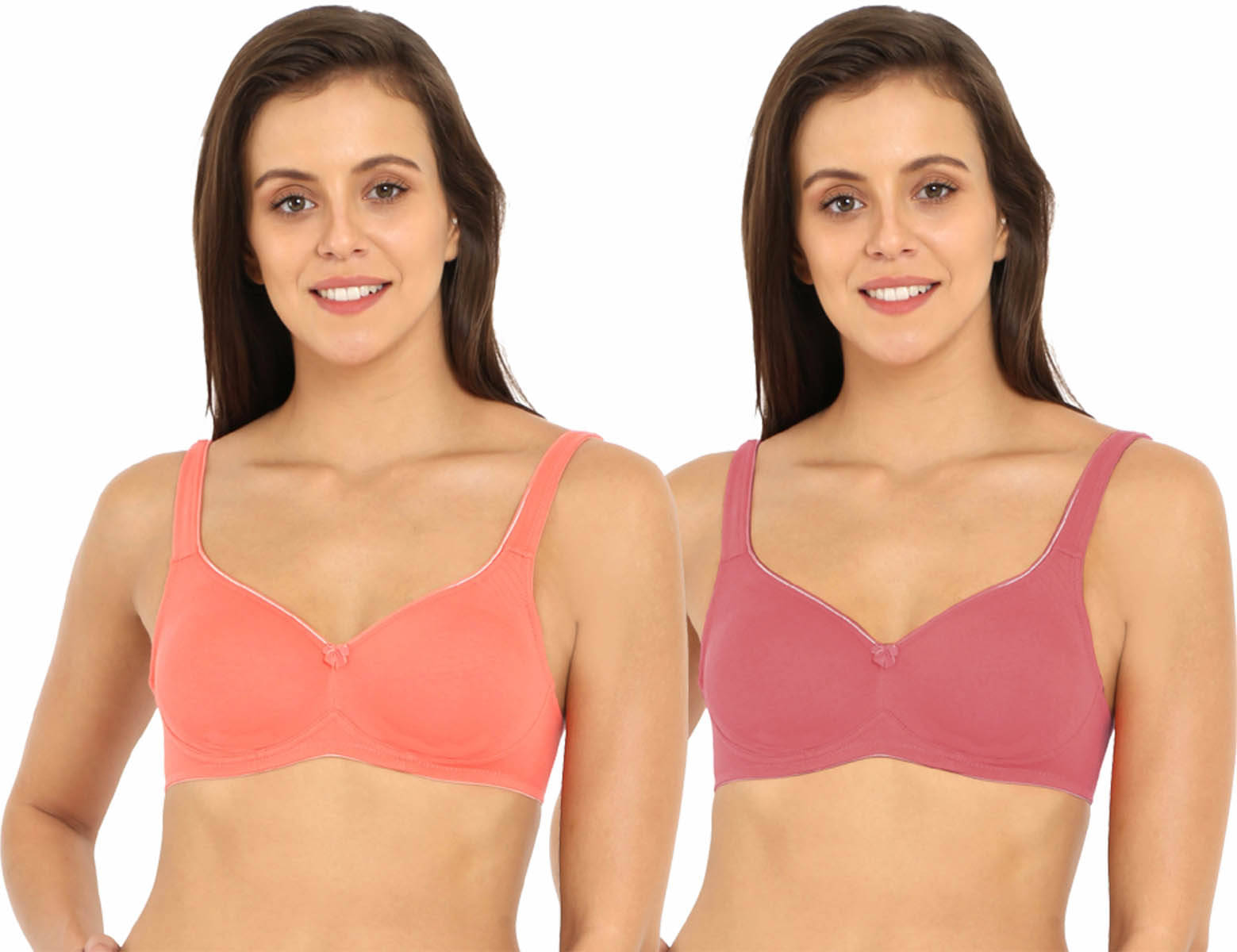 Jockey Pack of 2 Cotton Non Padded Minimizer Bra For Women ( Multicolor 3 )     			Jockey Pack of 2 Cotton Non Padded Minimizer Bra For Women ( Multicolor 3 )