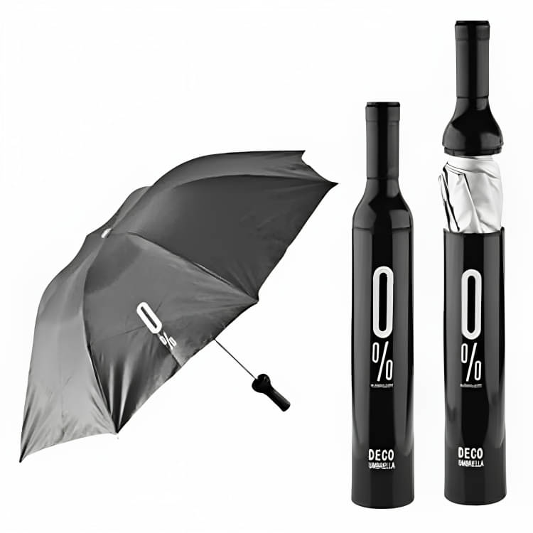     			Multi Deal 3 Fold Manual Umbrella For Rain Sun Wind ( Multi , Solid Design )