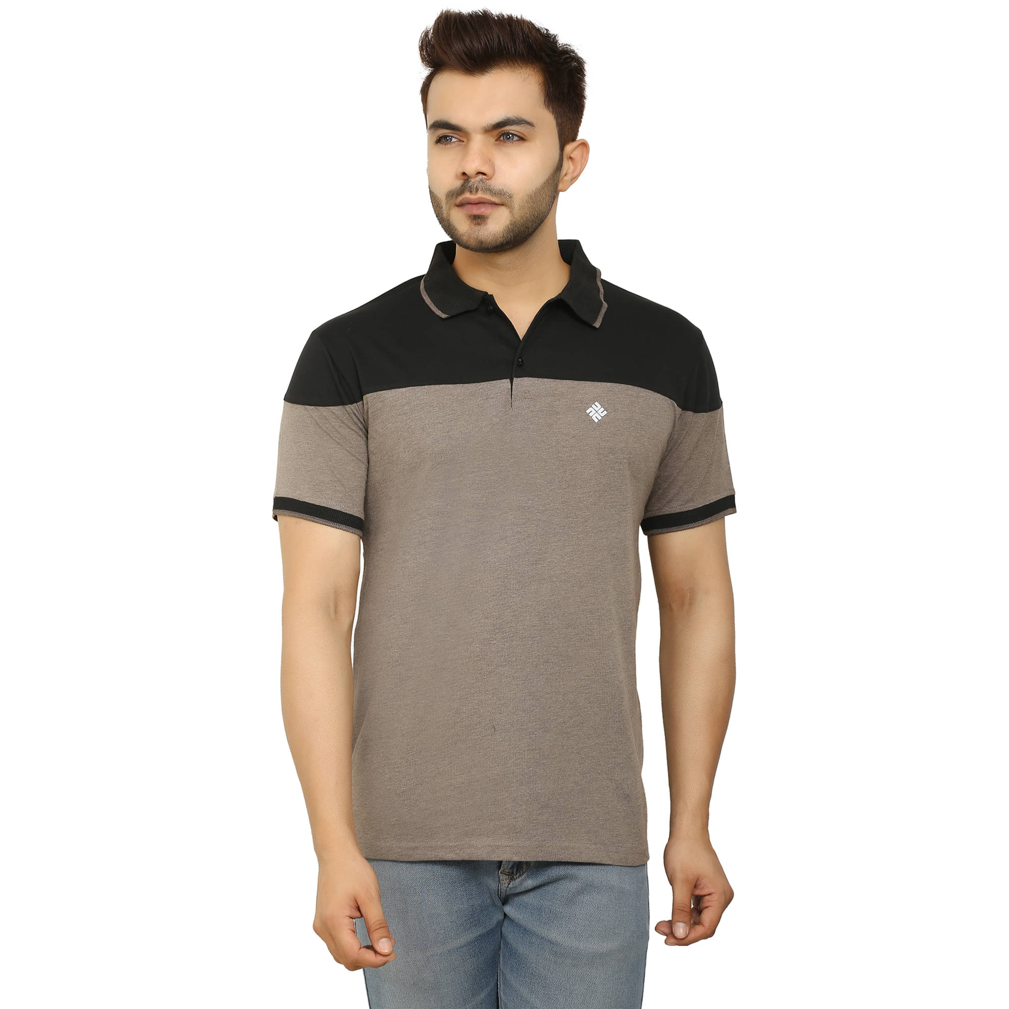 NU9 Brown Cotton Regular Fit Men's Sports Polo T-Shirt ( Pack of 1 ) NU9 Brown Cotton Regular Fit Men's Sports Polo T-Shirt ( Pack of 1 )