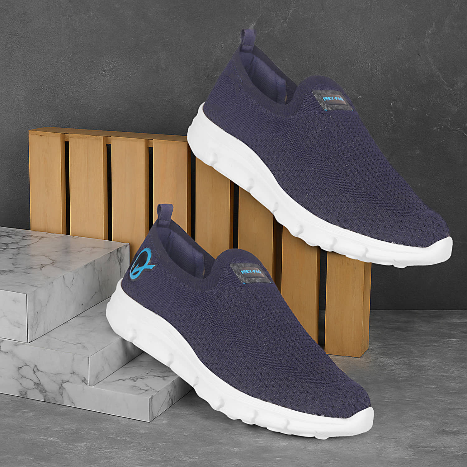 PERY PAO PP_6002 Navy Men's Sports Running Shoes - Sports Shoes | Buy online on ZillyBuy