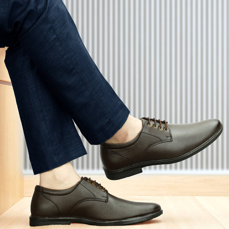 Pilado Brown Men's Derby Formal Shoes     			Pilado Brown Men's Derby Formal Shoes