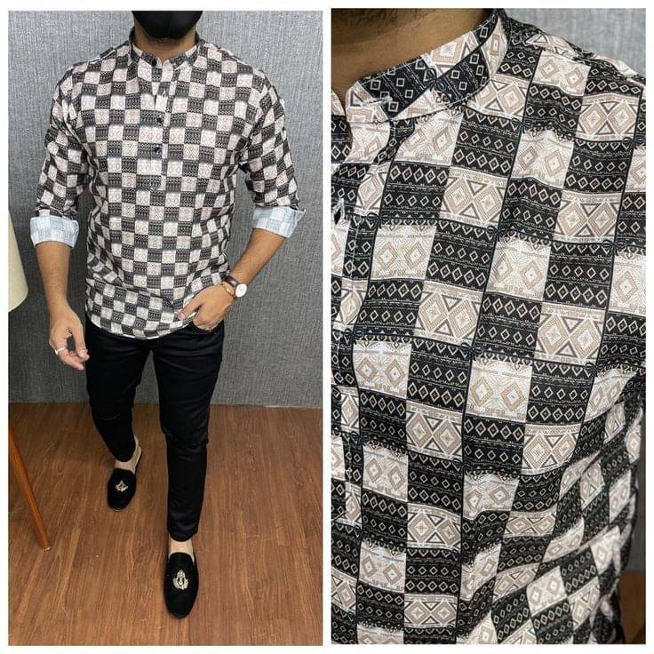     			Plumcrazy 100% Cotton Regular Fit Printed Full Sleeves Men's Casual Shirt - Multicolor ( Pack of 1 )