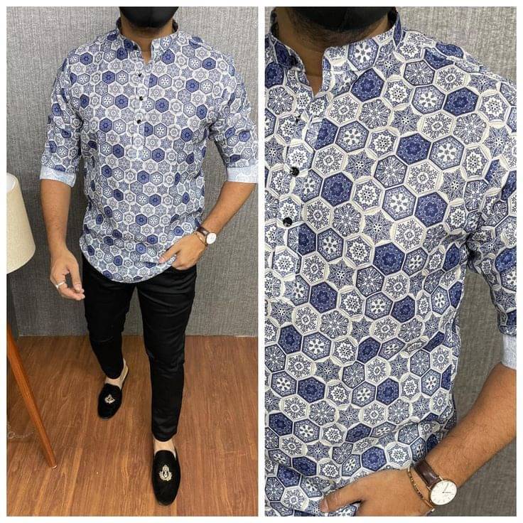     			Plumcrazy 100% Cotton Regular Fit Printed Full Sleeves Men's Casual Shirt - Multicolor ( Pack of 1 )