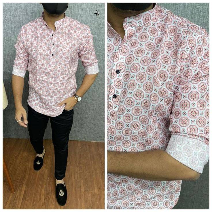 Plumcrazy 100% Cotton Regular Fit Printed Full Sleeves Men's Casual Shirt - Pink ( Pack of 1 ) Plumcrazy 100% Cotton Regular Fit Printed Full Sleeves Men's Casual Shirt - Pink ( Pack of 1 )