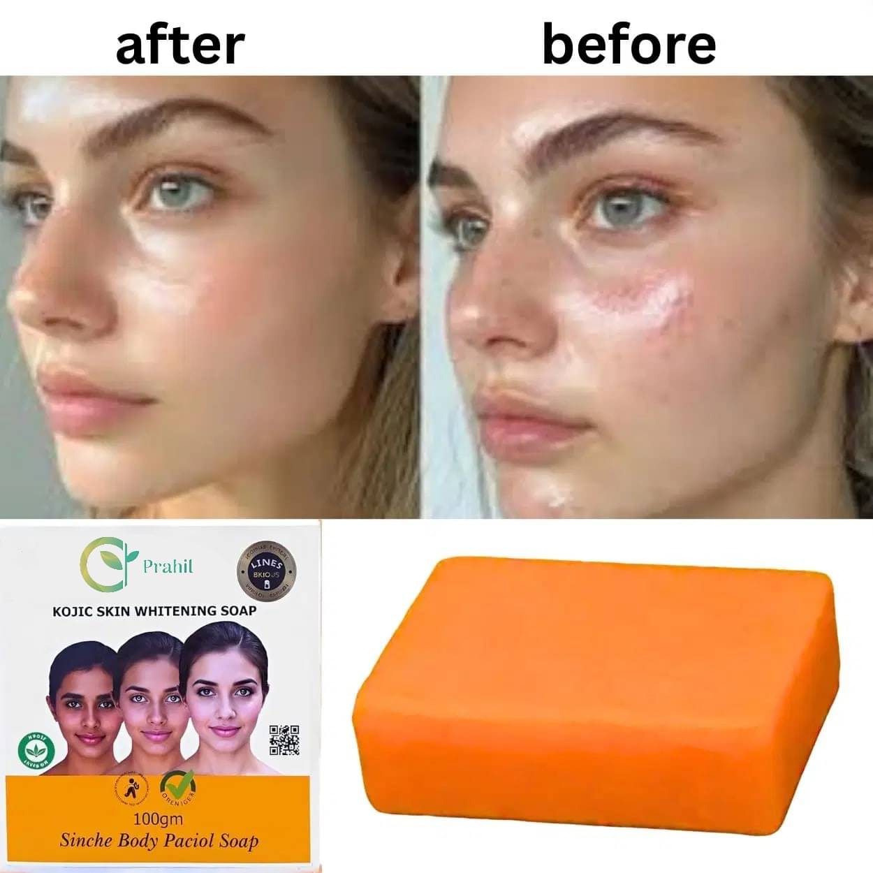     			Prahil Skin Whitening Soap for All Skin Type ( Pack of 1 )