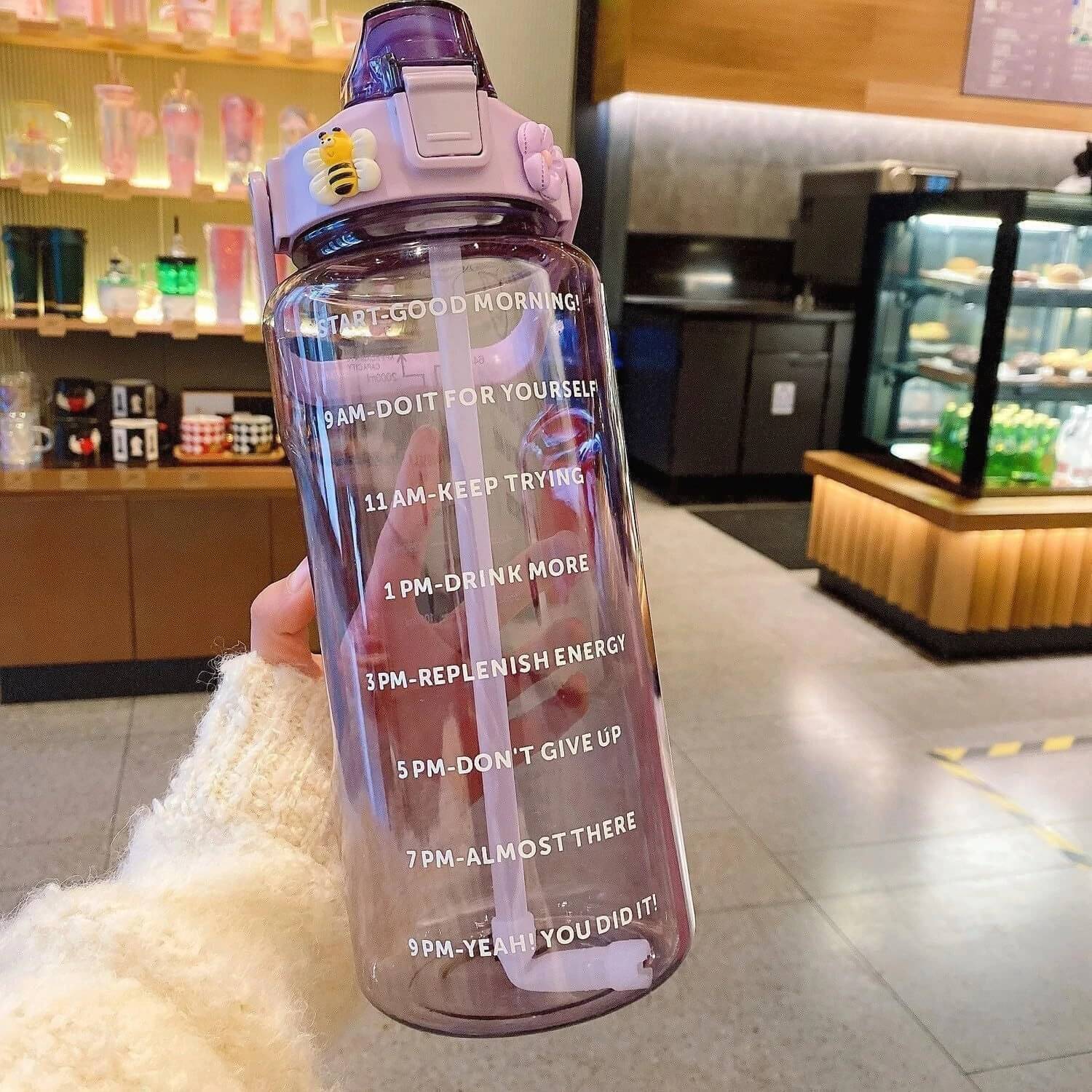     			RABBY Multicolor Plastic Water Bottle 2000 mL ( Set of 1 )