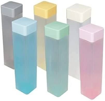     			RABBY Multicolor Plastic Water Bottle 1000 mL ( Set of 6 )