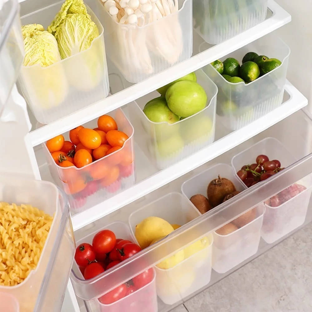     			RABBY Plastic Transparent Multi-Purpose Container ( Set of 6 )