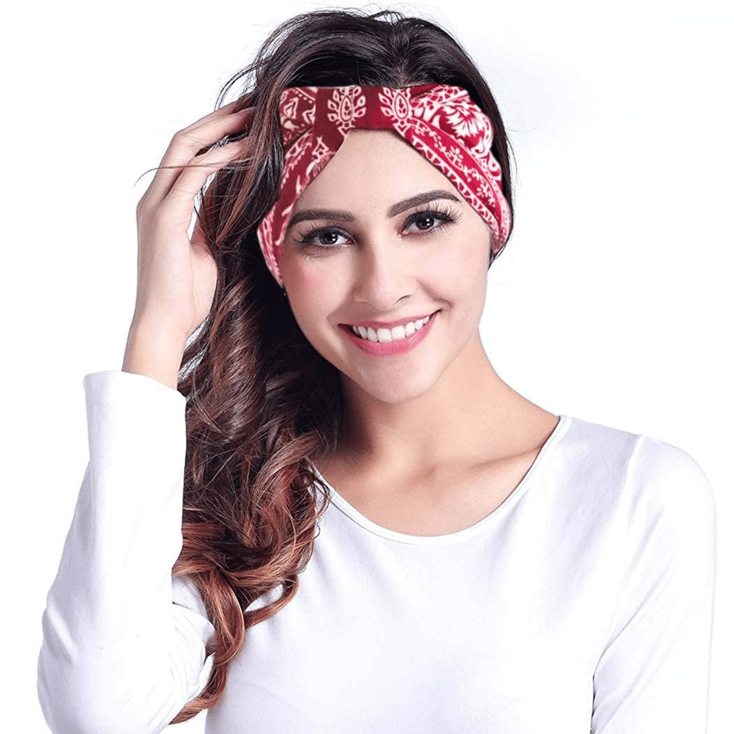    			Savariya Multi Color Cotton Women's Headwrap ( Pack of 1 )