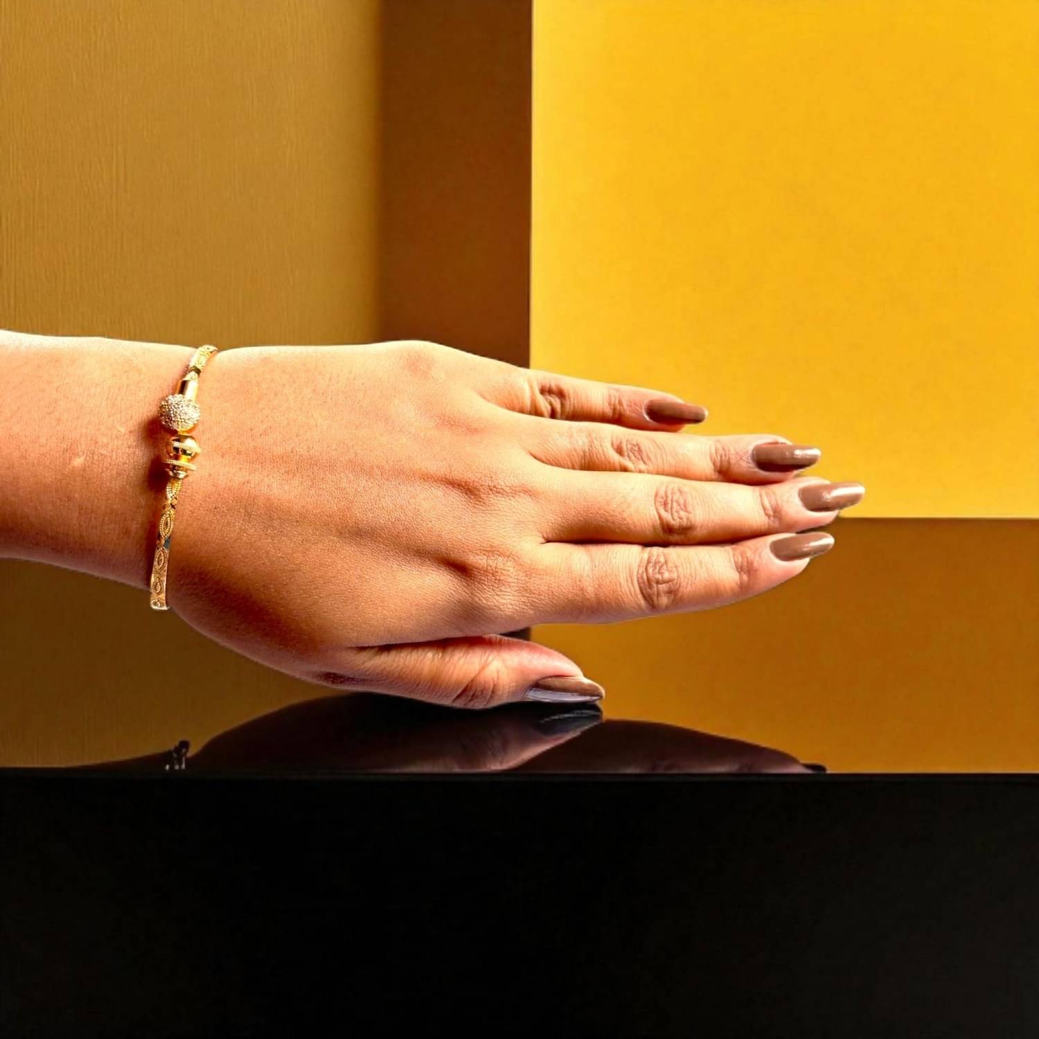     			Swasti mart Gold Bracelet ( Pack of 1 )