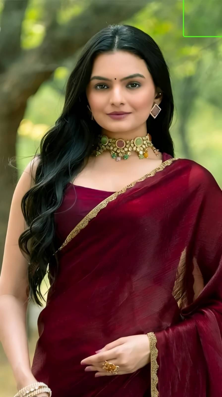 V FANCY Chiffon Solid Kanjeevaram Sarees With Stitched Blouse ( Maroon ) V FANCY Chiffon Solid Kanjeevaram Sarees With Stitched Blouse ( Maroon )