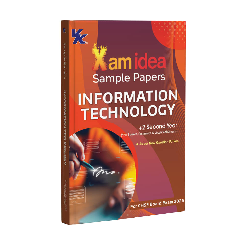     			Xam Idea Sample Papers – Information Technology | Class 12 (+2 Second Year) | Arts, Science, Commerce & Vocational Streams | CHSE Board Exam 2026 | As per New Question Pattern