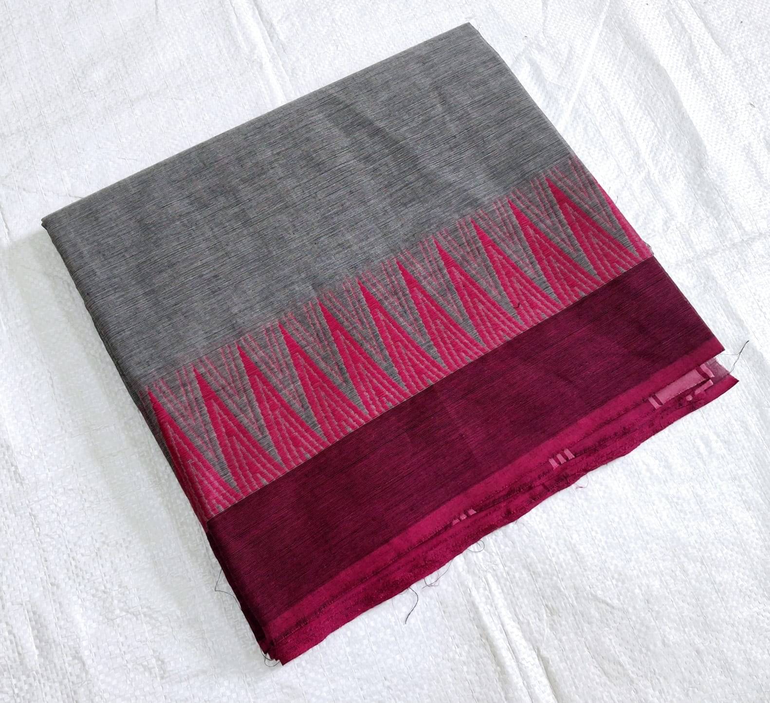 chettinad cotton saree Cotton Woven Design Chettinad Saree Without Blouse Piece ( Grey,Pink ) chettinad cotton saree Cotton Woven Design Chettinad Saree Without Blouse Piece ( Grey,Pink )