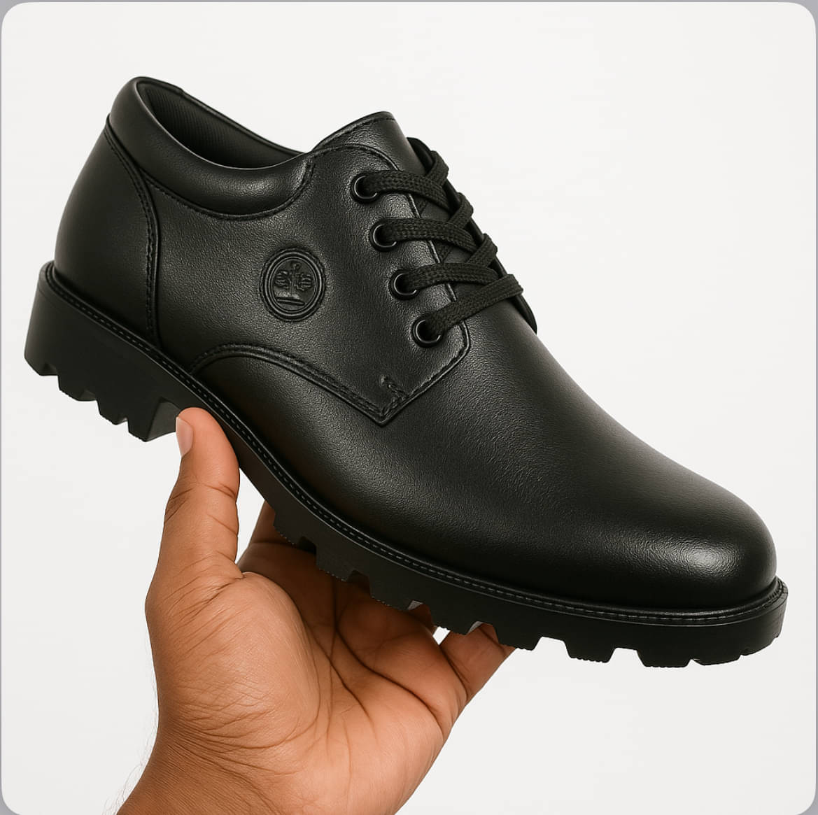     			vr the style Black Men's Derby Formal Shoes