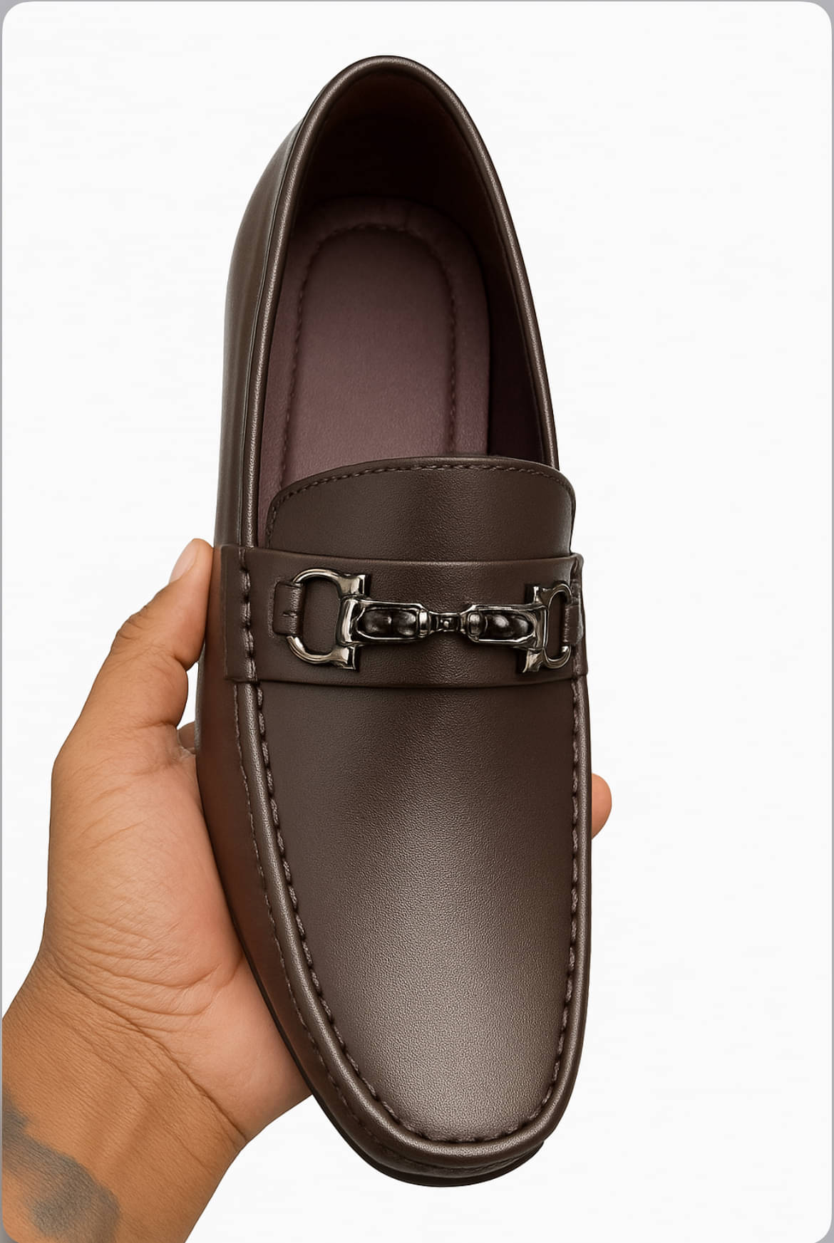    			vr the style Brown Men's Horsebit Shoes