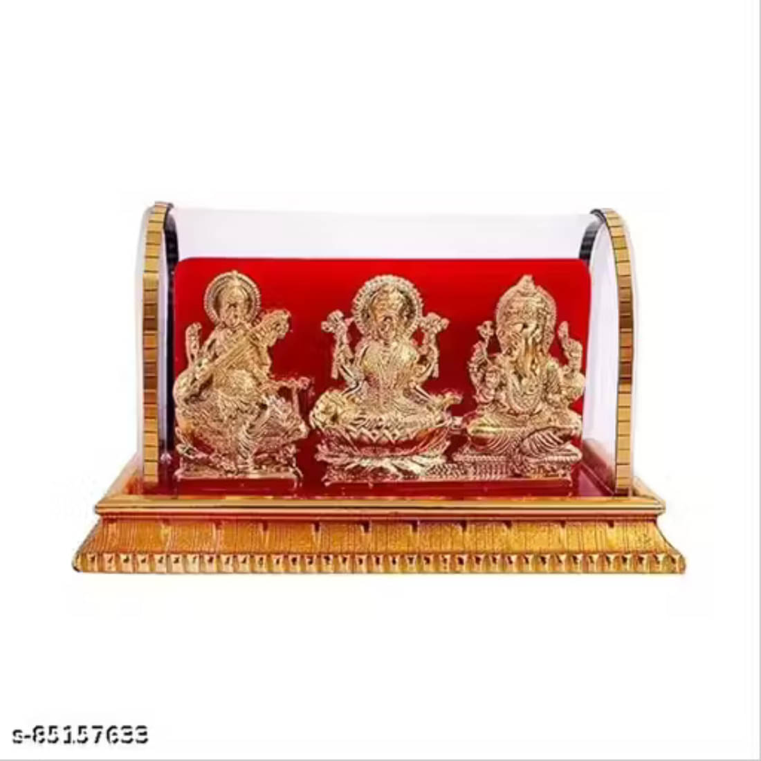AARTISH Acrylic Laxmi Ganesh Idol ( 10 cm ) AARTISH Acrylic Laxmi Ganesh Idol ( 10 cm )