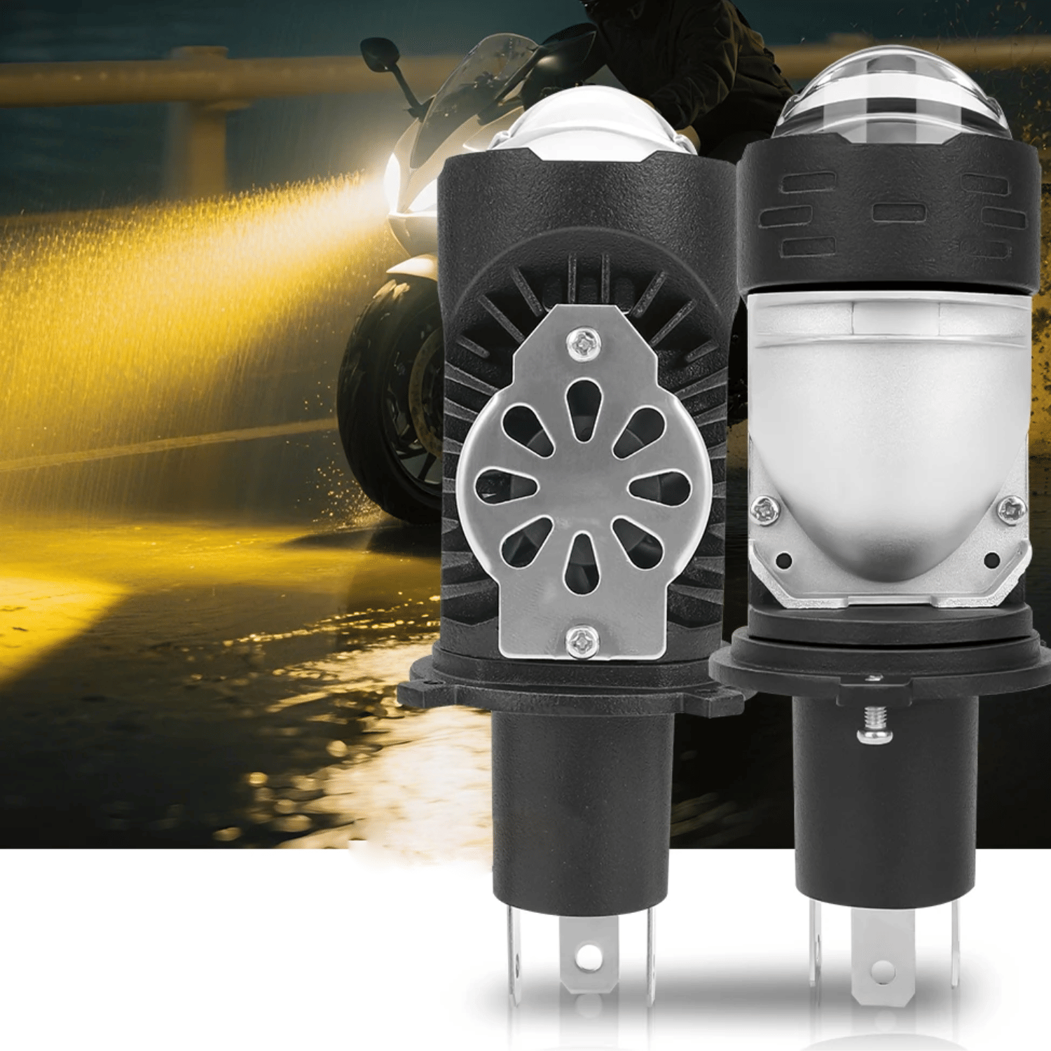 Aksmit Universal H4 Laser U2 Motorcycle 12V 40W LED Headlight Laser Light 3pin High Power Spot Light LED Headlight Bulb For Car Motorbike Driving Spot Light Aksmit Universal H4 Laser U2 Motorcycle 12V 40W LED Headlight Laser Light 3pin High Power Spot Light LED Headlight Bulb For Car Motorbike Driving Spot Light