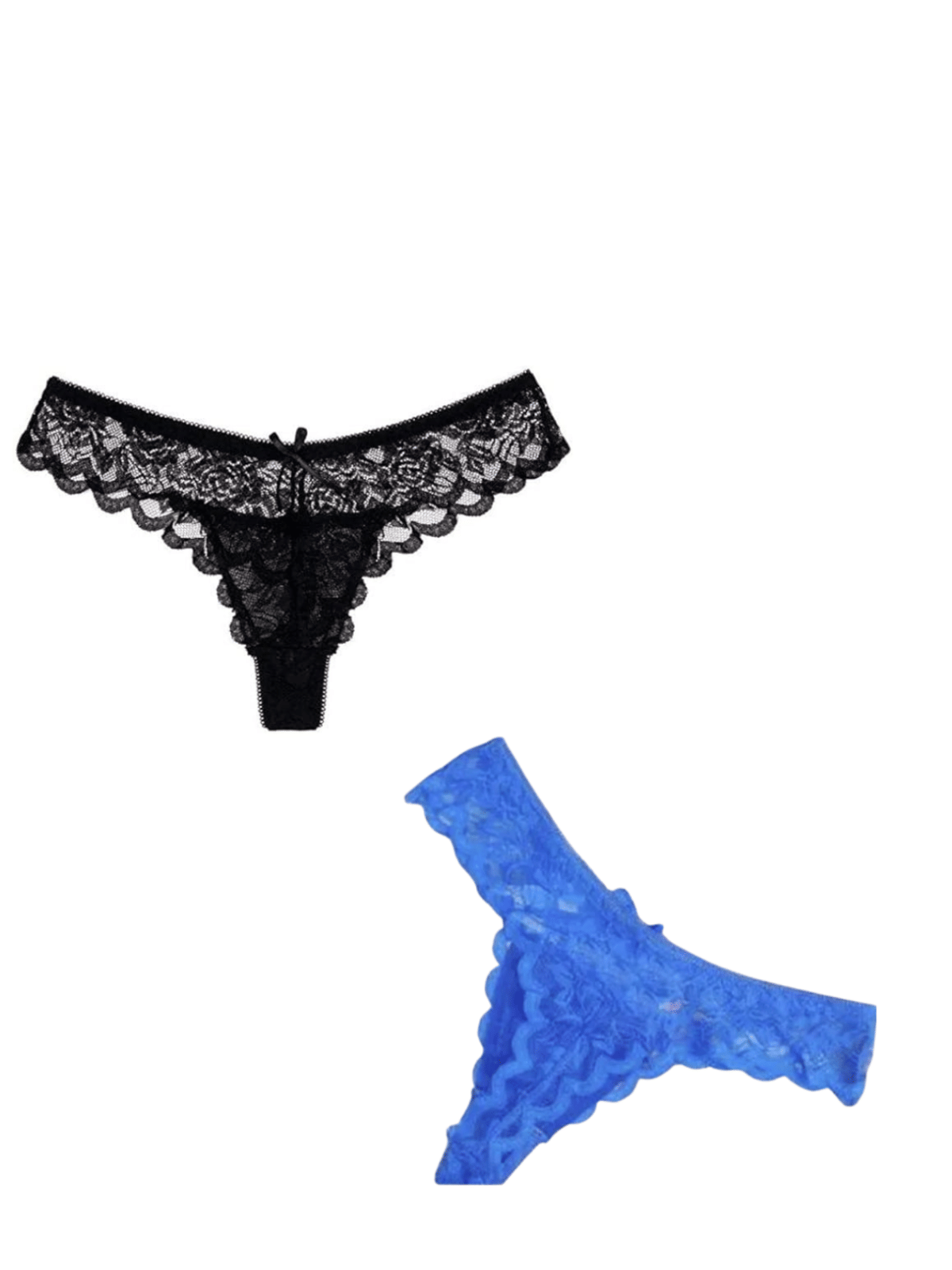     			BOM BOM Net/Mesh Bikini ( Multicolor1 , Pack of 2 )