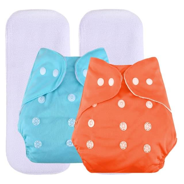     			BUYBIRD Reusable Cloth Nappy With Insert ( Pack of 2 )