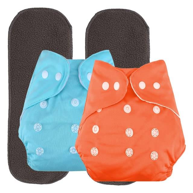     			BUYBIRD Reusable Cloth Nappy With Insert ( Pack of 2 )