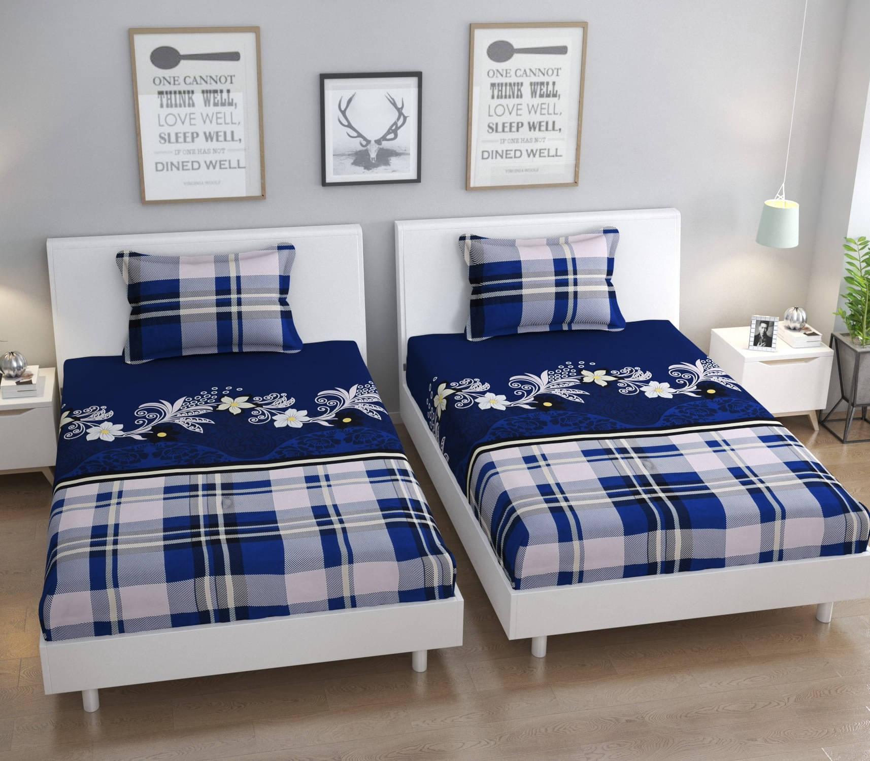 Bromwick Microfiber 1 Single Bedsheet with 1 Pillow Cover ( Multicolor )     			Bromwick Microfiber 1 Single Bedsheet with 1 Pillow Cover ( Multicolor )