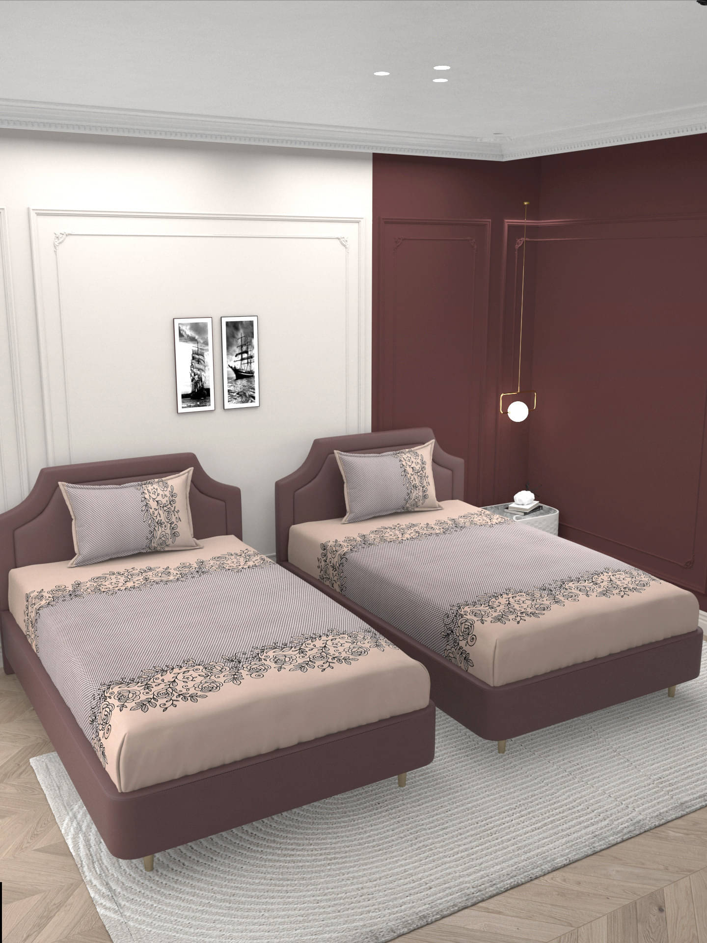 Bromwick Microfiber 1 Single Bedsheet with 1 Pillow Cover ( Beige ) Bromwick Microfiber 1 Single Bedsheet with 1 Pillow Cover ( Beige )