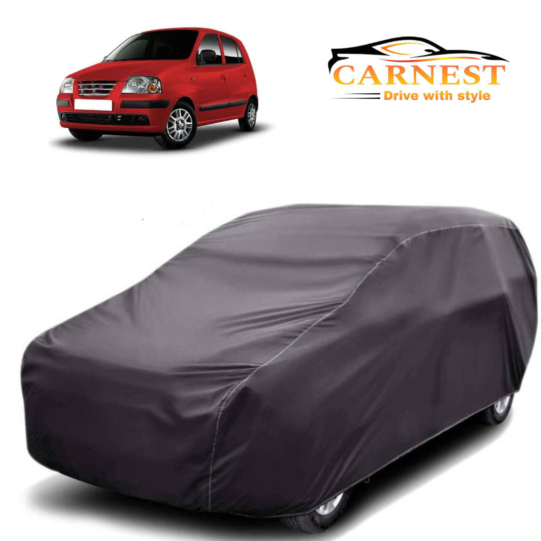     			CARNEST Car Body Cover for Hyundai Santro Xing [2003-2008] Without Mirror Pocket ( Pack of 1 ) , Grey