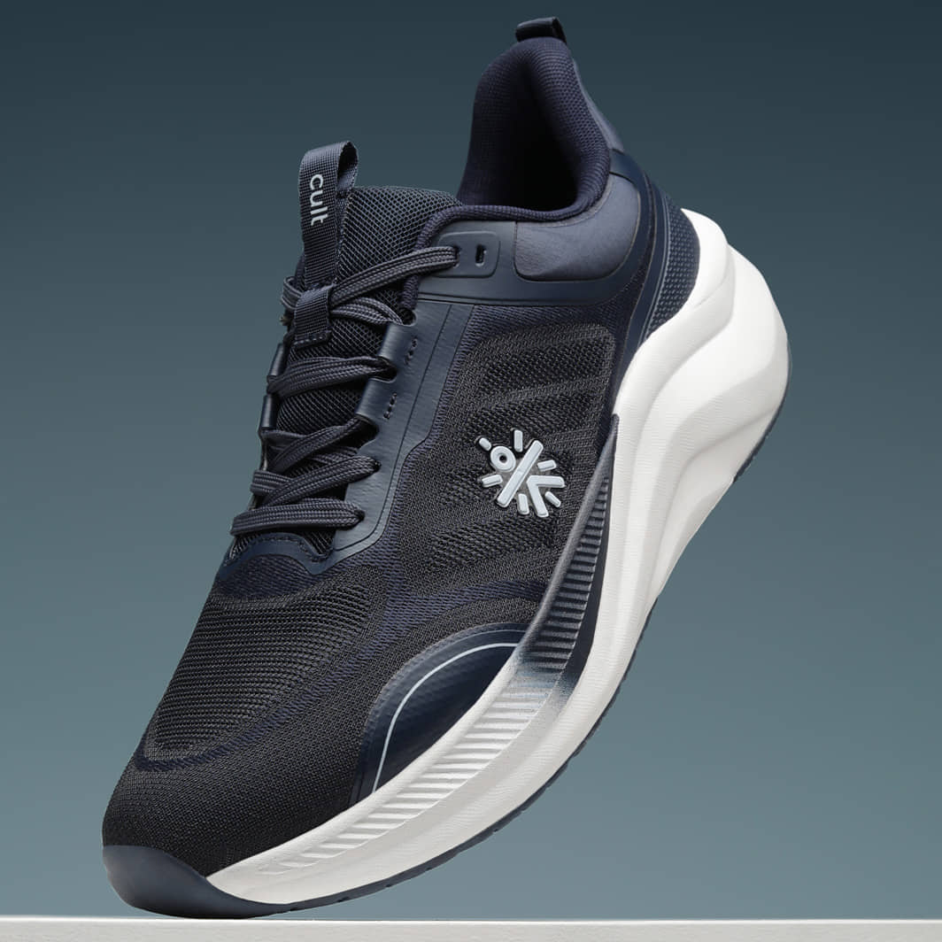 Cult Flowtech Navy Men's Sports Running Shoes - Sports Shoes | Buy online on ZillyBuy