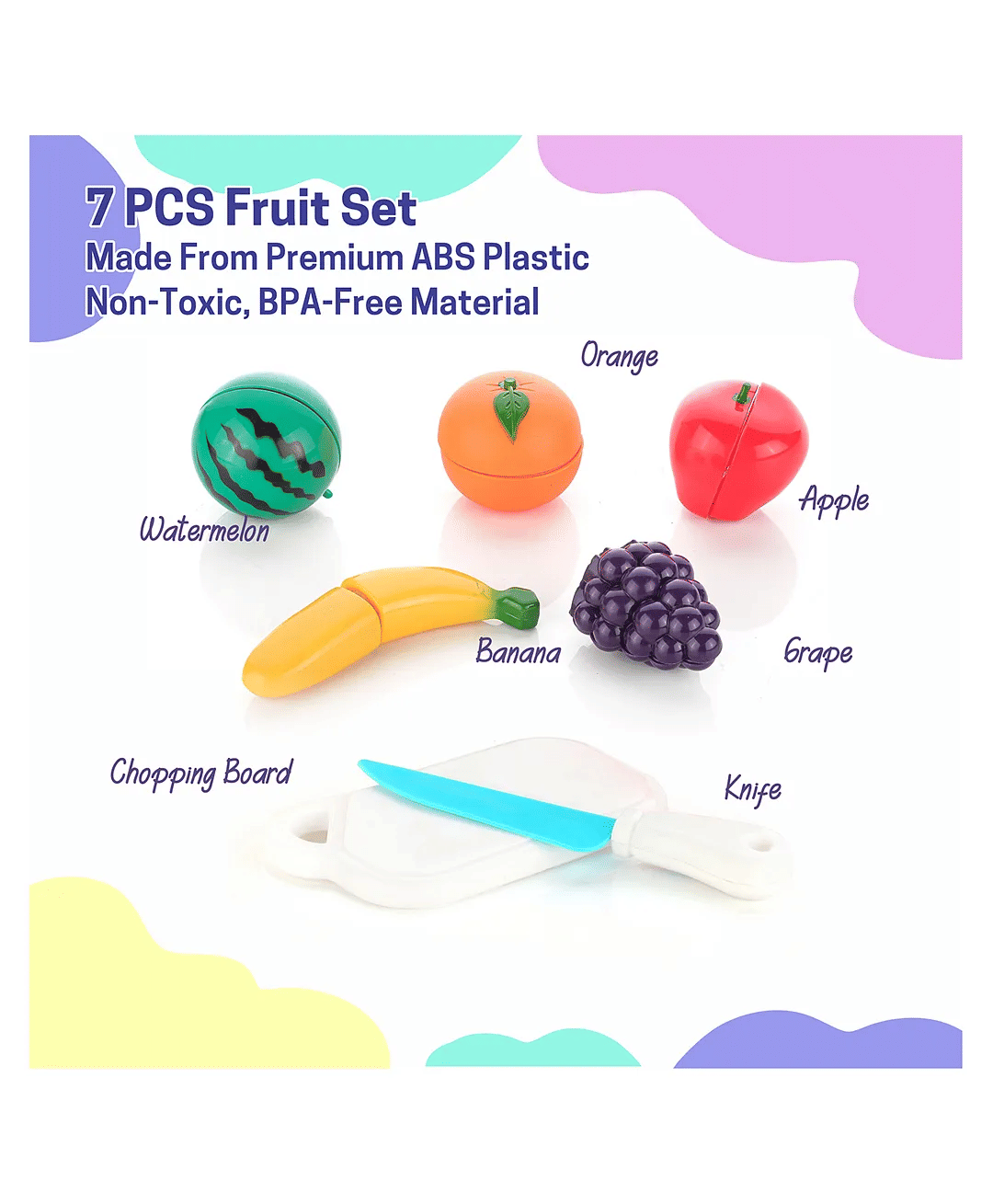     			Cutting Fruit Play Foods (Color & Desgin May Vary)