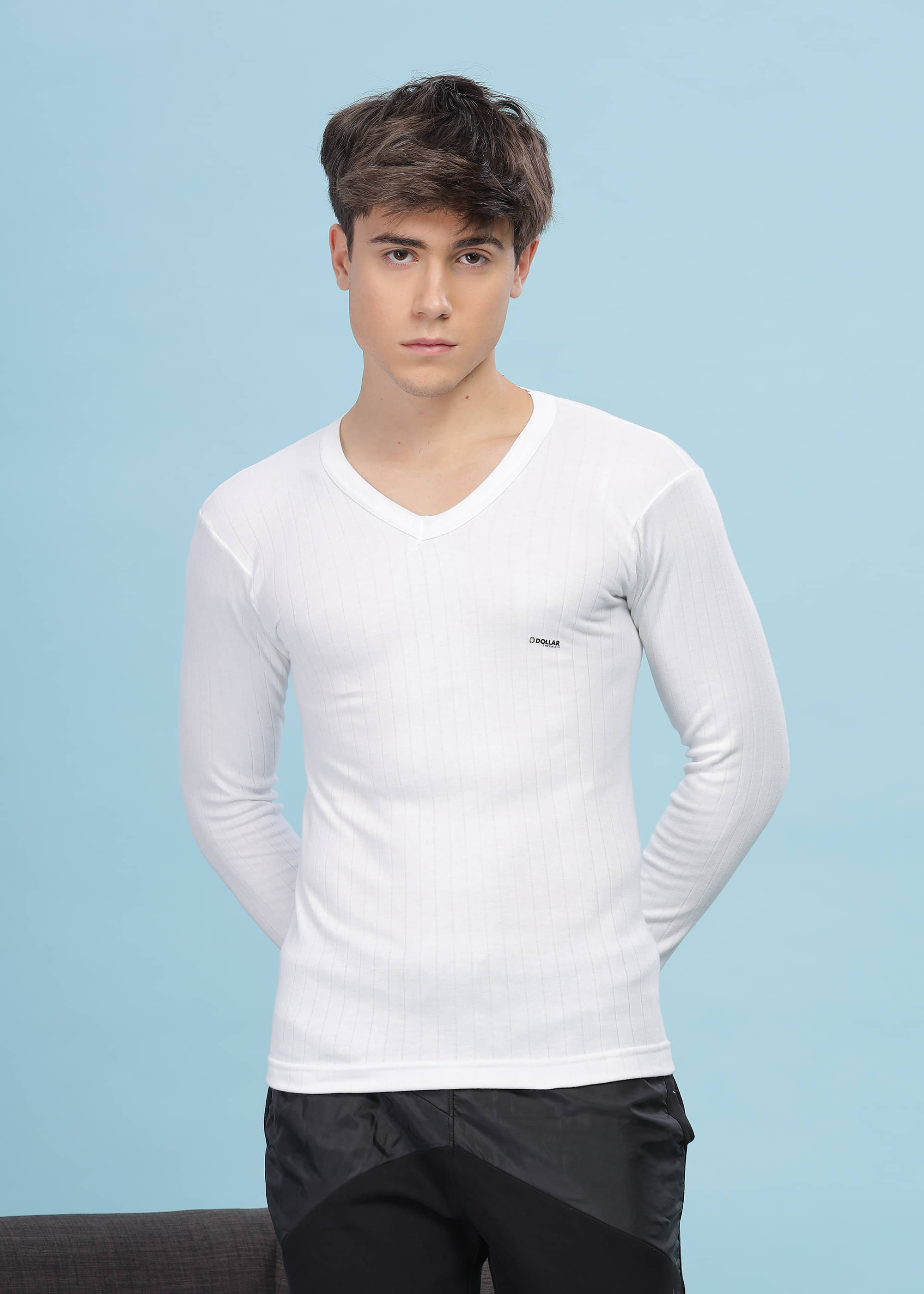 Dollar Pack of 1 Cotton Blend Thermal Tops For Men's ( White ) Dollar Pack of 1 Cotton Blend Thermal Tops For Men's ( White )