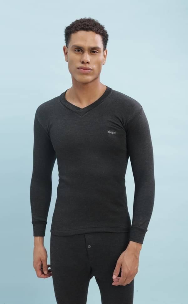 Dollar Pack of 1 Polyester Thermal Tops For Men's ( Black ) Dollar Pack of 1 Polyester Thermal Tops For Men's ( Black )