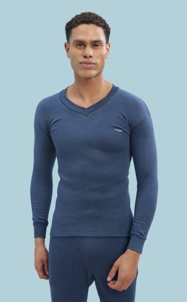     			Dollar Pack of 1 Polyester Thermal Tops For Men's ( Navy Blue )