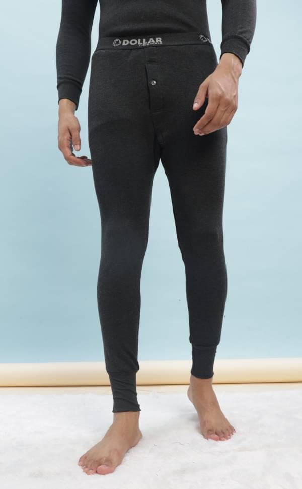     			Dollar Pack of 1 Polyester Thermal Bottoms For Men's ( Black )