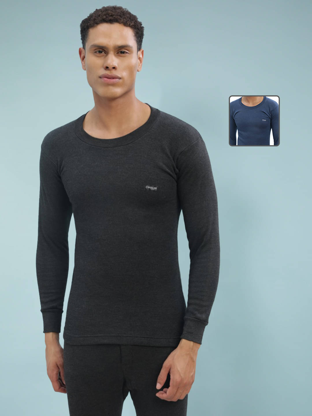     			Dollar Pack of 2 Polyester Thermal Tops For Men's ( Multicolor )