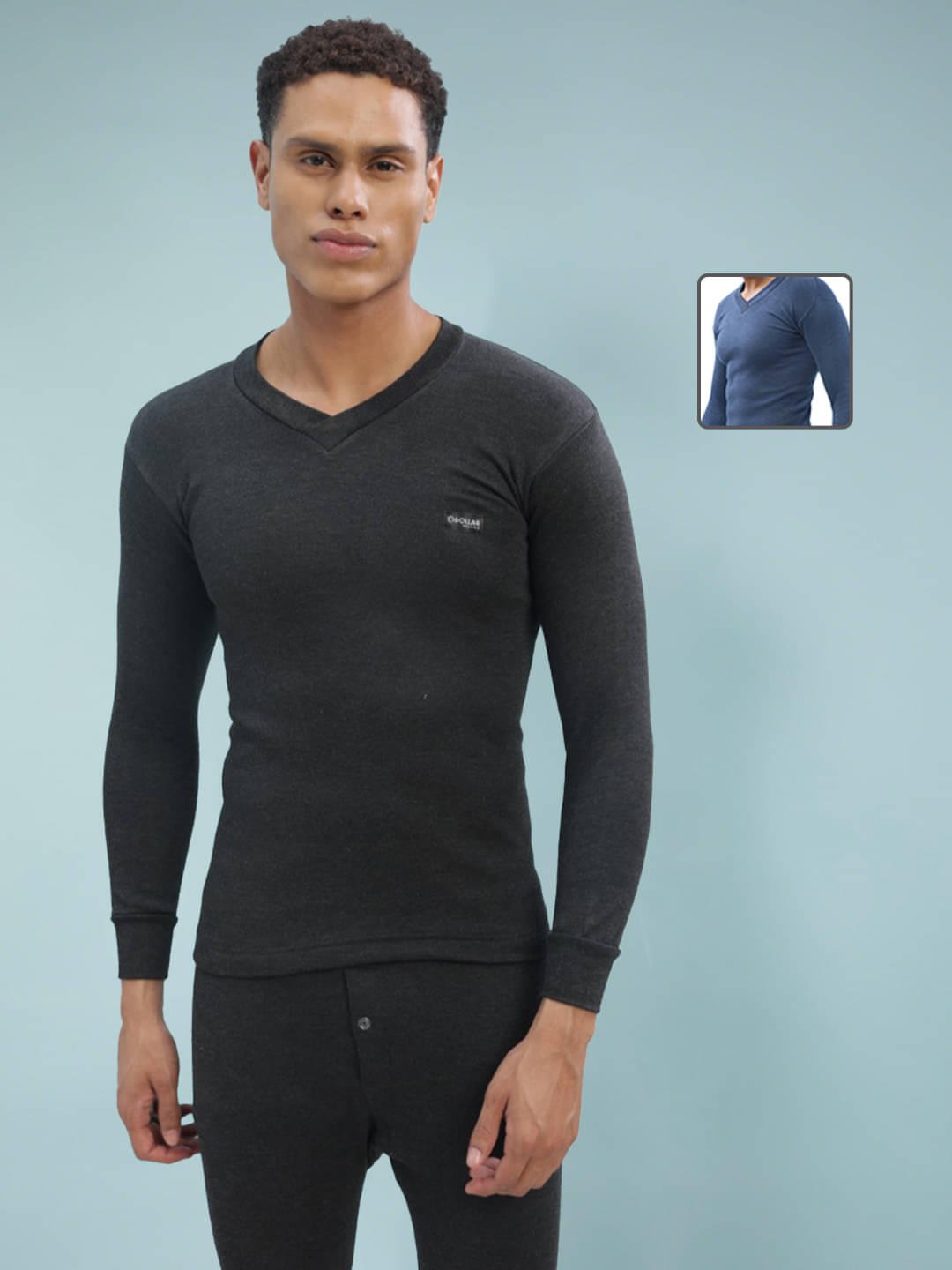 Dollar Pack of 2 Polyester Thermal Tops For Men's ( Multicolor )     			Dollar Pack of 2 Polyester Thermal Tops For Men's ( Multicolor )