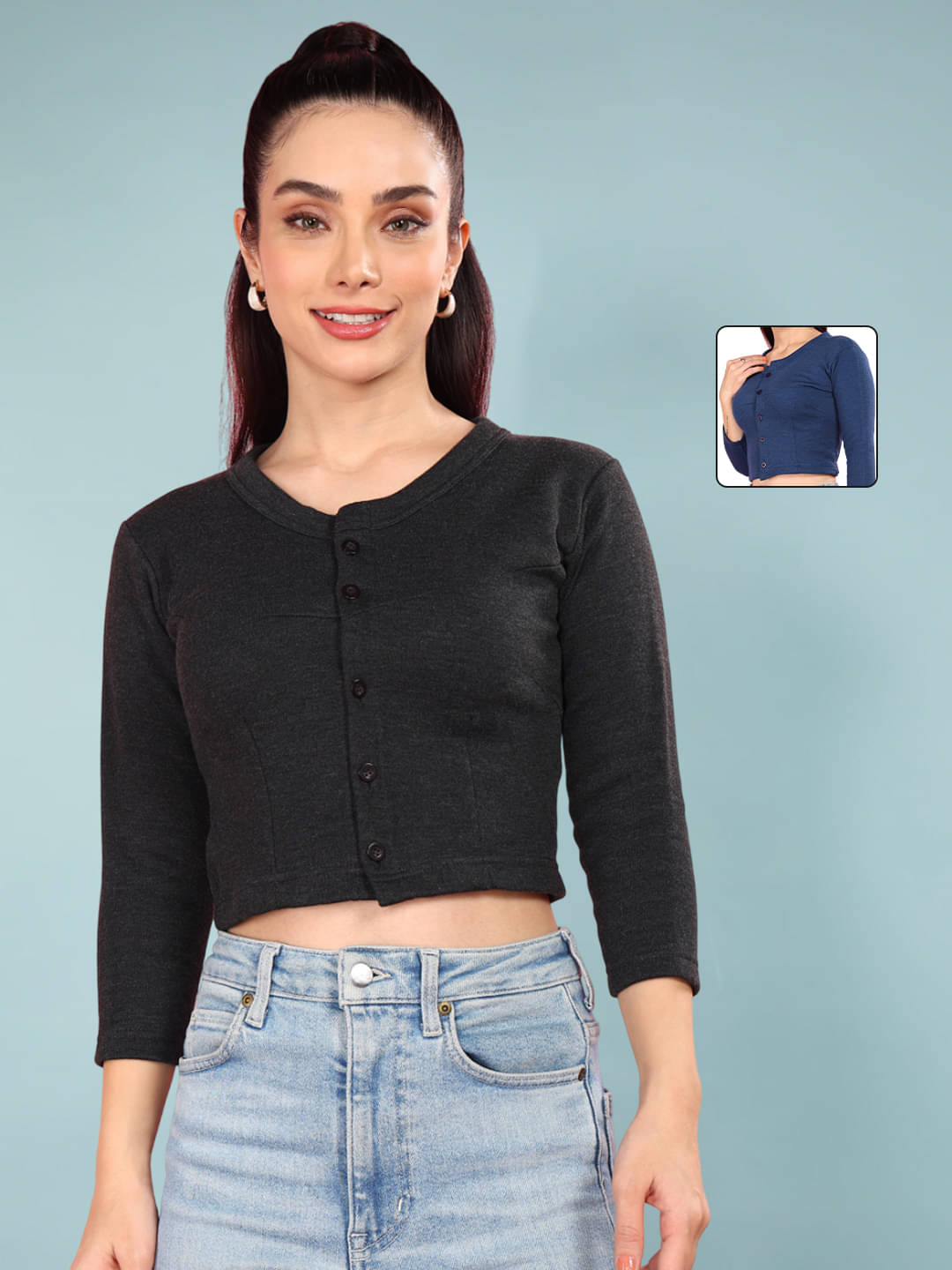 Dollar Polycotton Thermal Tops ( Multicolor , Pack of 2 )     			Dollar Polycotton Thermal Tops ( Multicolor , Pack of 2 )