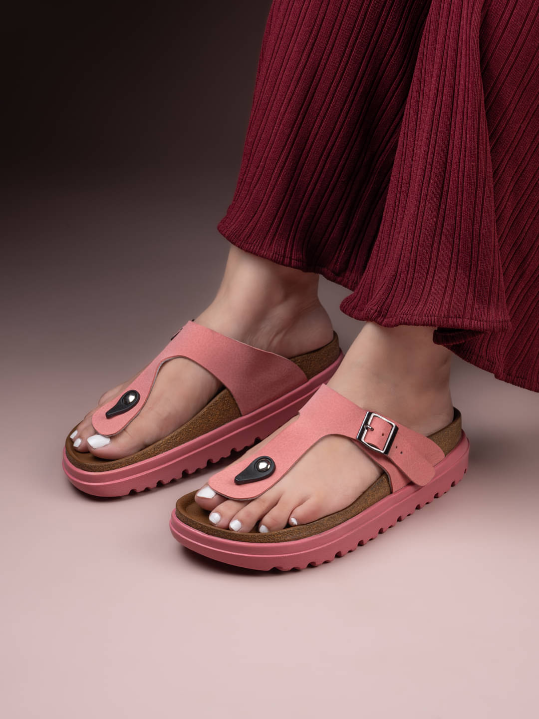     			Fentacia Pink Women's Flats