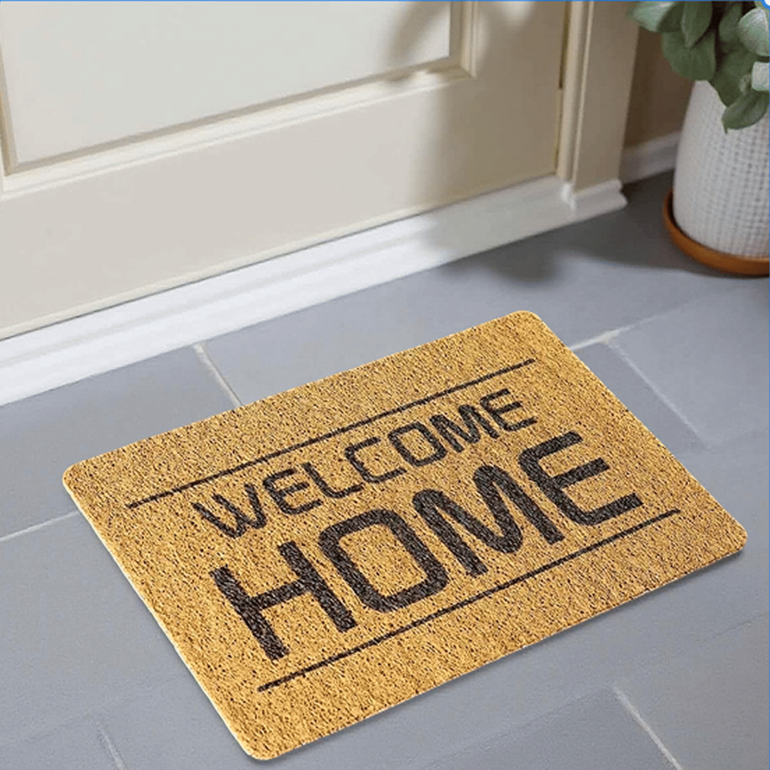 Flyhomes Beige Others Floor Mat ( Pack of 1 ) Flyhomes Beige Others Floor Mat ( Pack of 1 )