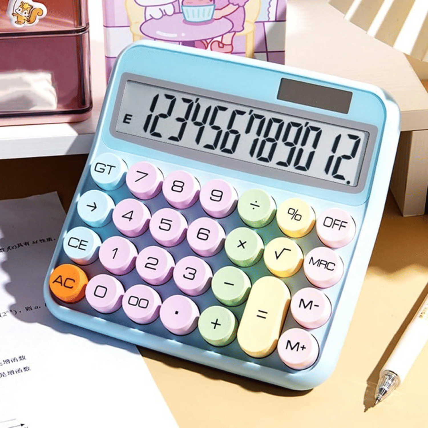GLOWELL 12 Digits Basic Calculator GLOWELL 12 Digits Basic Calculator