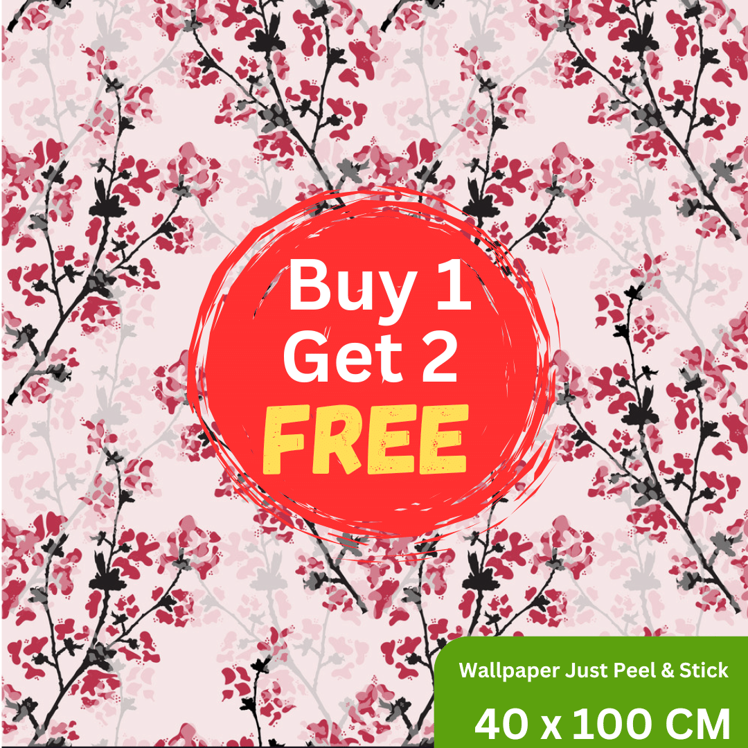     			Interawall Decor Self-Adhesive Decal Wallpaper Specific Product for Bedroom, Living Room, Kids Room, Play Room, Office | Abstract Home Wallpaper for Home Decor (Buy 1 get 2 Free, Pack of 3 Pcs,  Size-16x39 Inches Each Strip)
